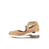 ballerine compensé marron en cuir
